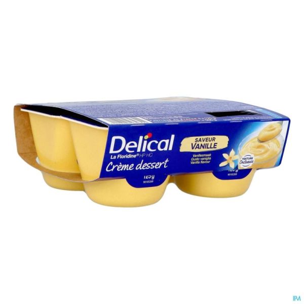 Delical Creme Dessert La Floridine Vanille 4x125g