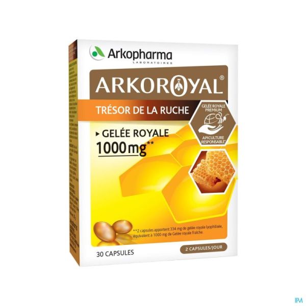 Arkoroyal Koninginnenbrij 1000mg Caps 30