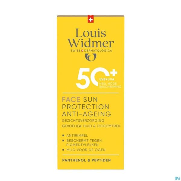 Widmer Face Sun Protection Anti-ageing 50+ 50ml