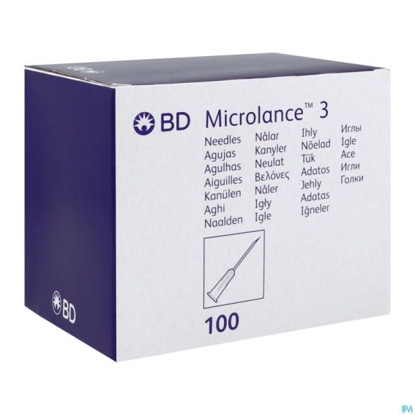 Bd Microlance 3 Aig. 18g X 40mm Paroi Mince