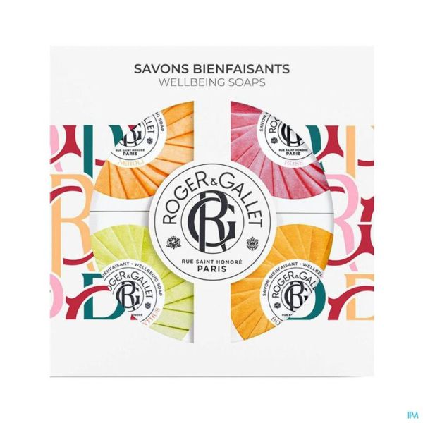Roger&gallet Set Multi Savons 4x50g