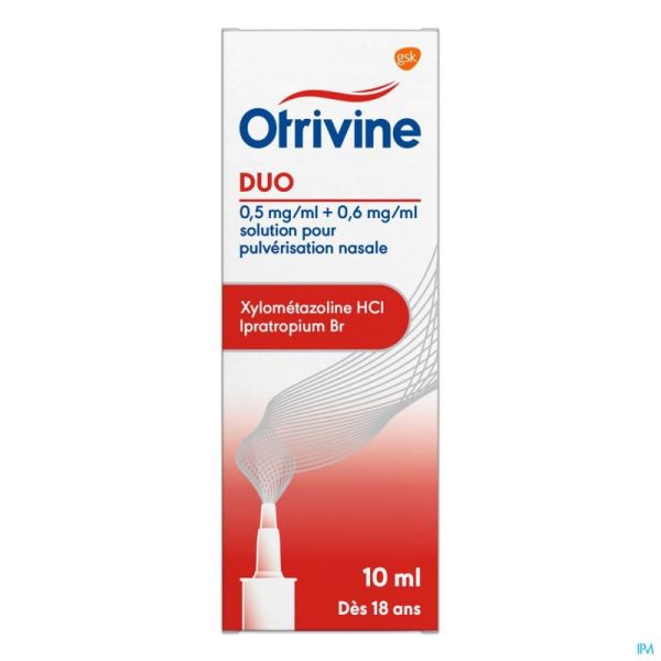 Otrivine Duo 0,5/0,6 Spray Nas 10 Ml