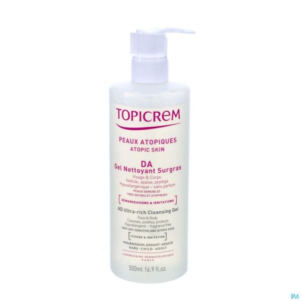 Topicrem Da Gel Surgras Pompe 500Ml