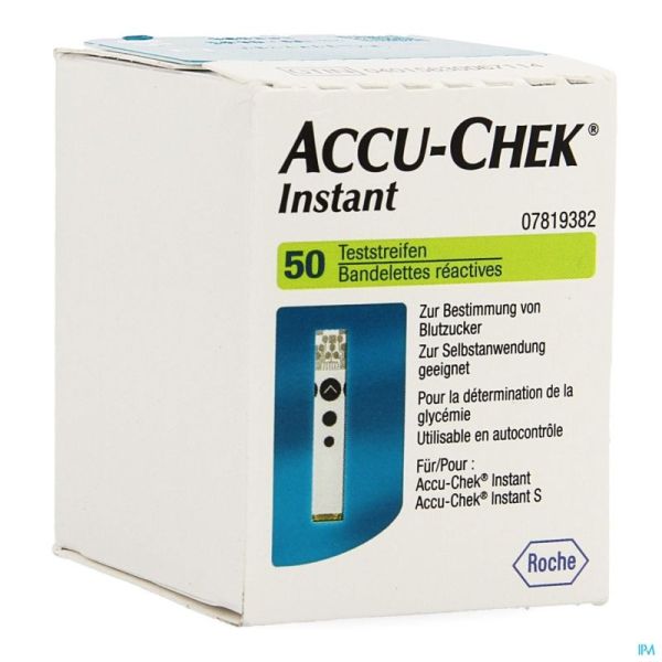 Accu chek instant tests 50 bandelettes