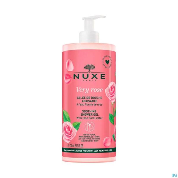 Nuxe Very Rose Shower Gel 750ml