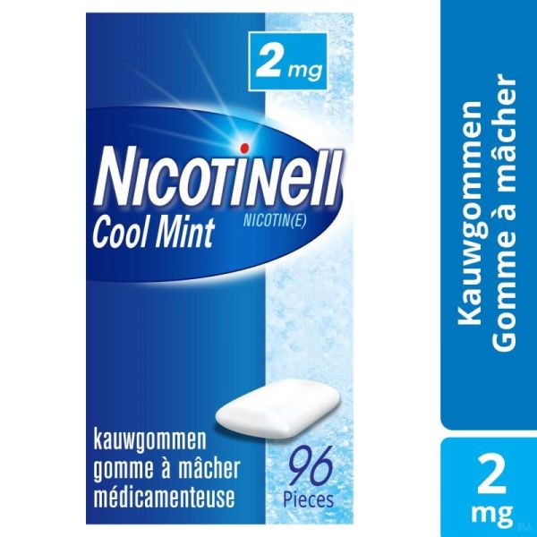 Nicotinell Cool Mint 2mg Kauwgom 96