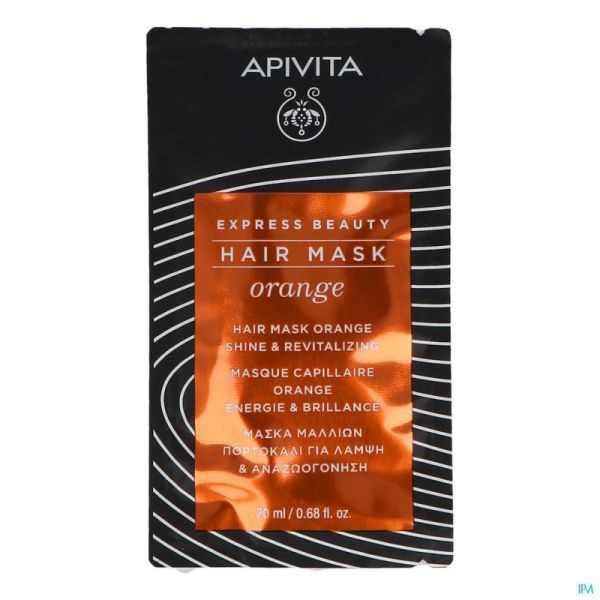 Apivita Express Masque Cheveux Bril. Revit. 6X20Ml