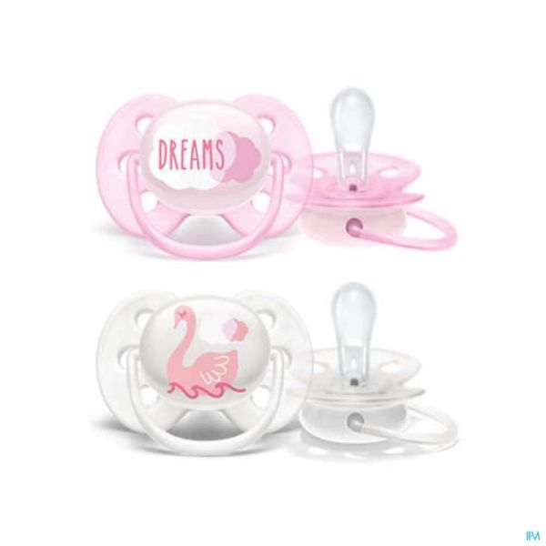 Philips Avent Sucette 0M+ Soft Girl