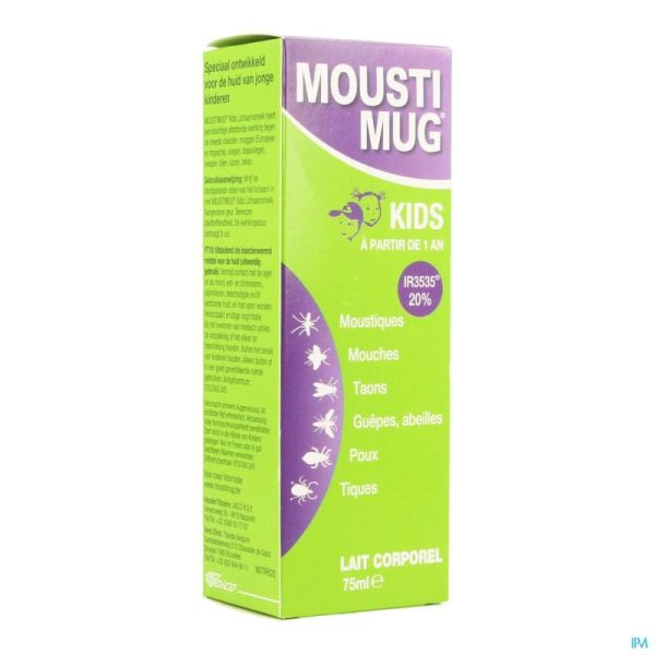 Moustimug Kids Lait Corporel Nf 75Ml Rempl.2394666