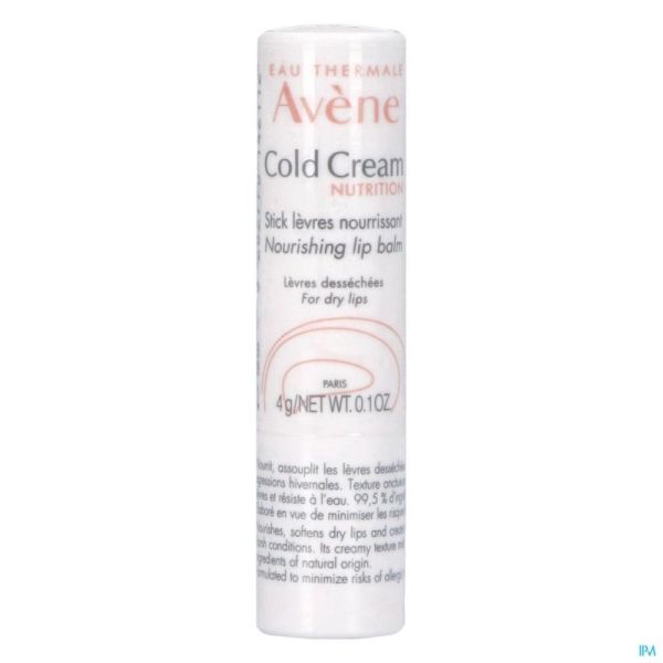 Avene Cold Cream Stick Levres Nourrissant 4G