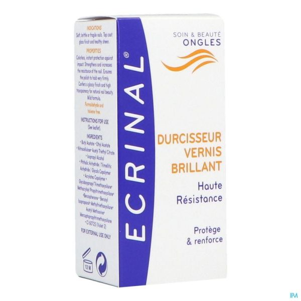 Ecrinal durcisseur ongles brillant fl 10ml 20203