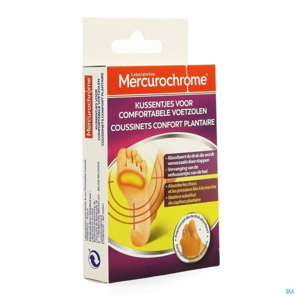 Mercurochrome Coussinets Confort Plantaire