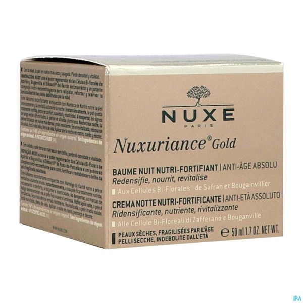 Nuxe Nuxuriance Gold Bme Nuit Nutri Fortif. 50ml
