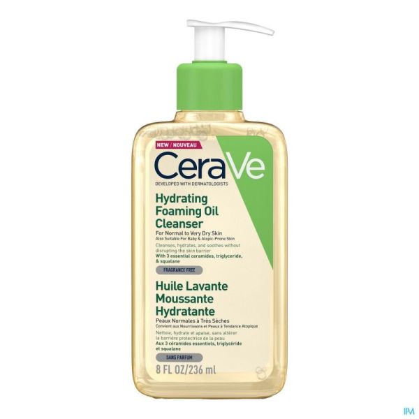 Cerave Huile Lavante Moussante Hydratante 236Ml