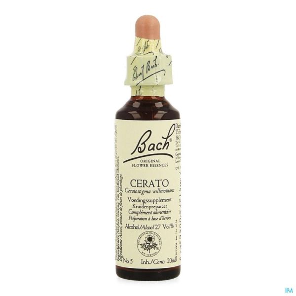 Bach flower remedie 05 cerato 20ml