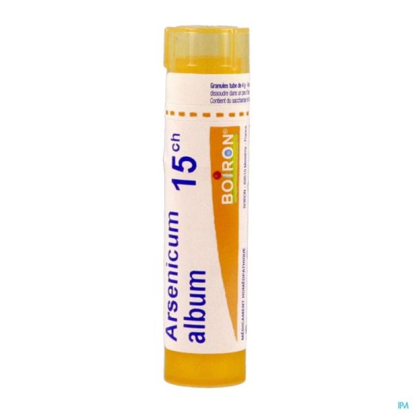 Arsenicum Album 15ch Gr 4g Boiron