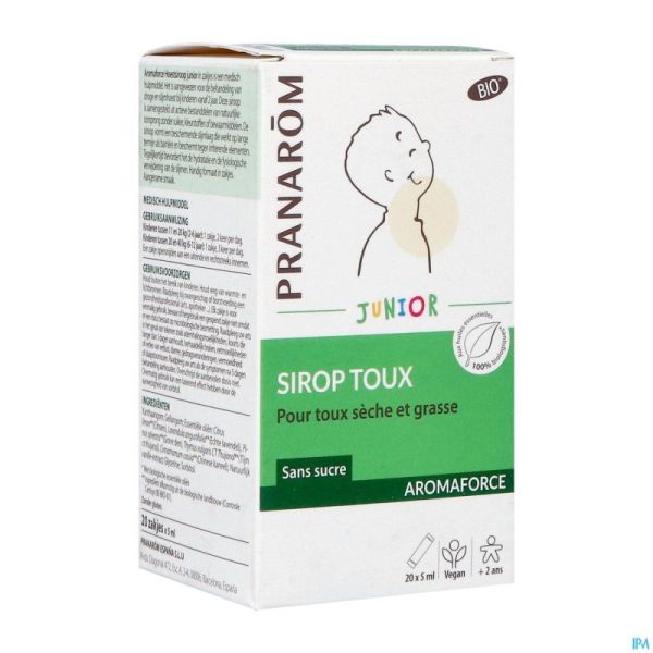 Aromaforce Sirop Toux Enf. Dm Sach 20X5Ml Pranarom