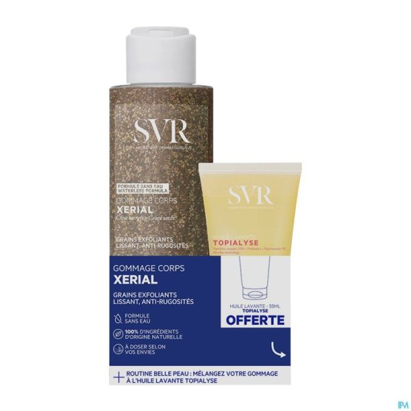 SVR XERIAL GOMMAGE100G+TOPIALYSE HLE LAV.55ML GRAT