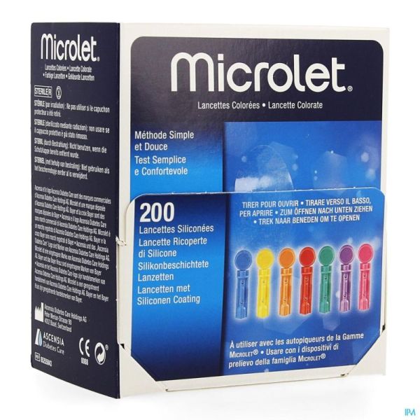 Bayer microlet lancettes ster couleur 200