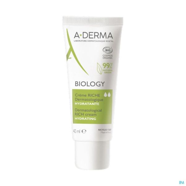 Aderma Biology Creme Riche Dermatologique 40Ml