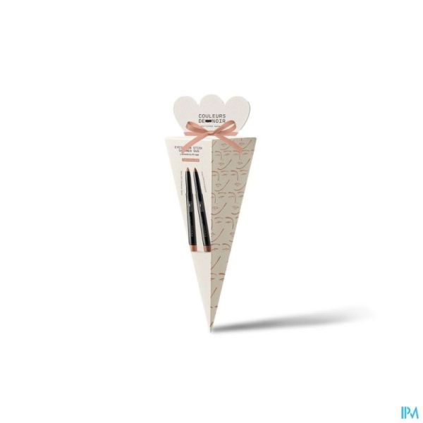 COULEURS DE NOIR EYESHAD.STI. SHIM.DUO CIN.BUN2,8G