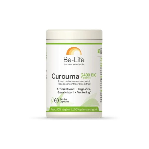 Be Life Curcuma 2400 + Piperine Bio 60 Gélules