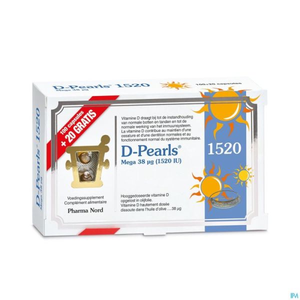 D-Pearls 1520 Caps 100+20 Promo