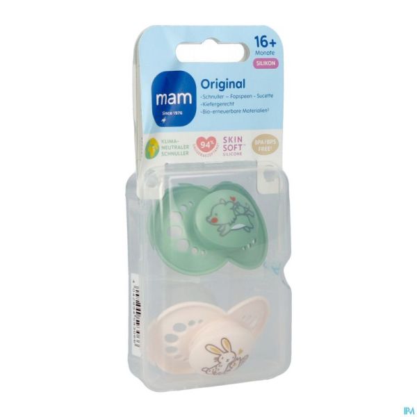 Mam Fopspeen Original Pure Siliconen 16m+ Unisex