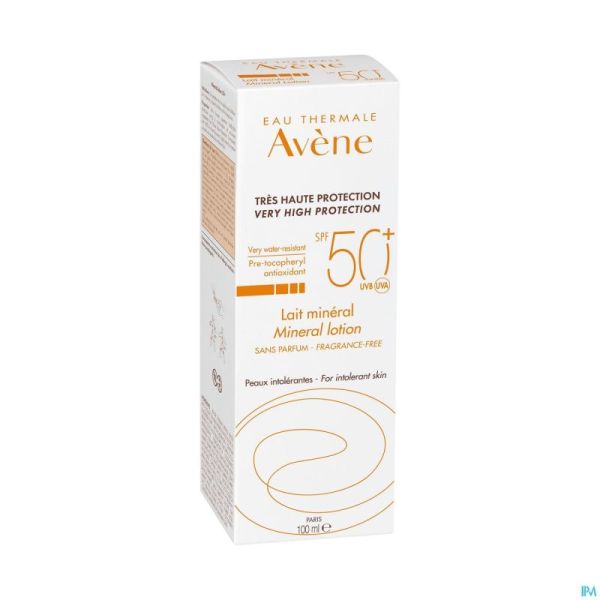 Avene Sol Ip50+ Lait Minerale T.haute Prot. 100ml