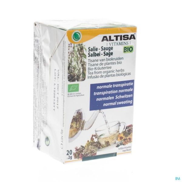 Altisa Tisane Sauge Bio 20x2g
