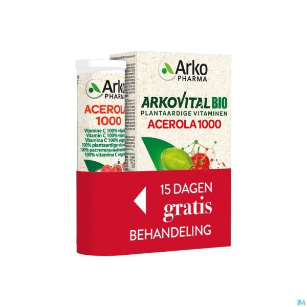Arkovital Acerola 1000 Bio Comp 30 + Comp 15