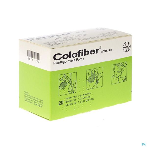 Colofiber Sach. Gran. 20 X 7 Gr