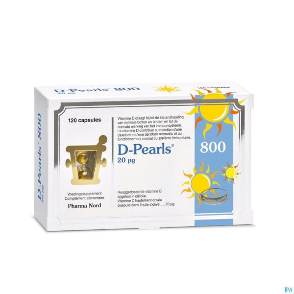 D-Pearls 800 Caps 120