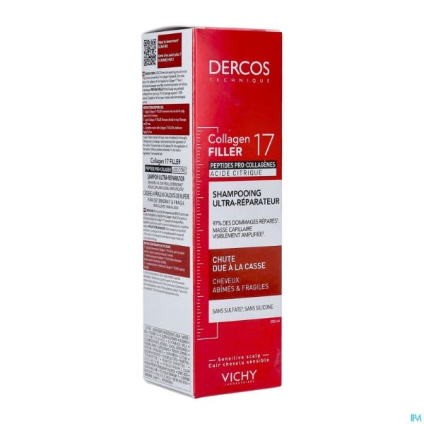 VICHY DERCOS COLLAGEN 17 FILLER SHAMPOOING 200ML