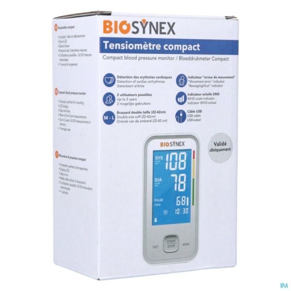 Biosynex Bloeddrukmeter Bovenarm Compact