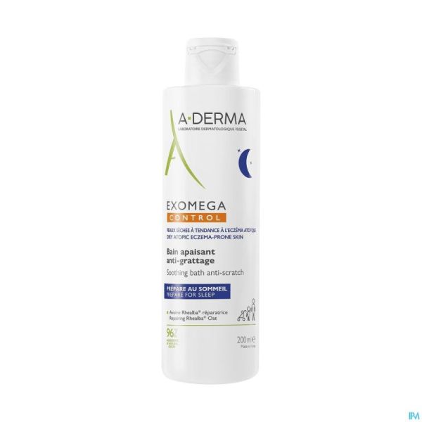 Aderma Exomega Control Bain Apaisant Fl 200ml
