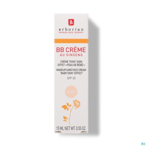 Erborian Bb Family Bb Creme Clair 15ml Nf