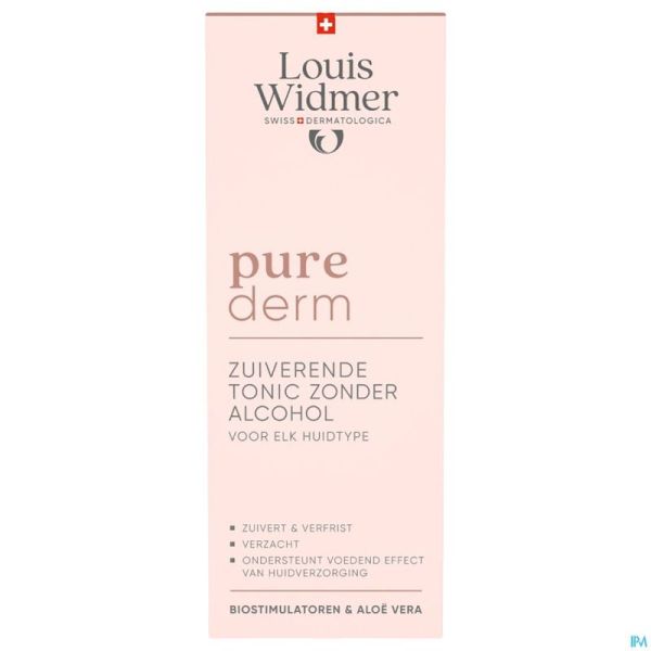 Widmer Purederm Zuiverende Tonic Zonder Alcohol 200ml