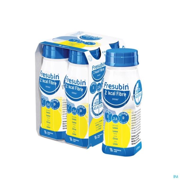 Fresubin 2Kcal Fibre Drink Citron Easybot.4X200Ml