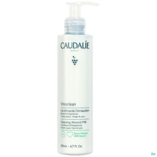 Caudalie Vinoclean Lait Amande Demaquillant 200Ml