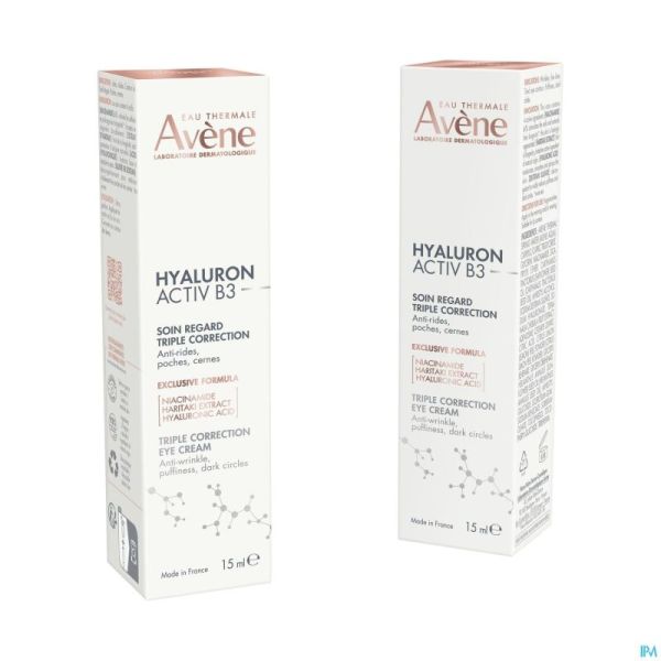 Avene Hyaluron Activ B3 Driev.corr.oogverzorg.15ml