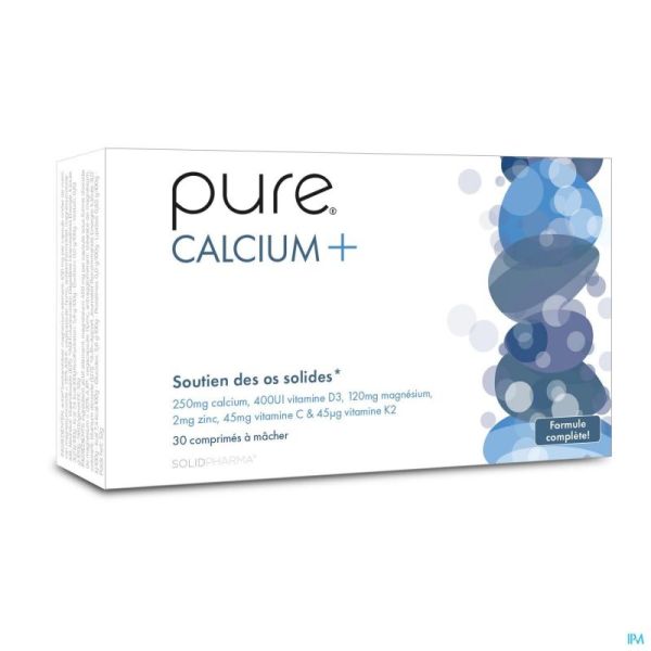 Pure Calcium+ Kauwtabl 30