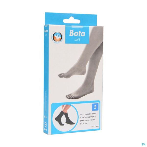 Bota soft 3 classique + eponge noir 43-46