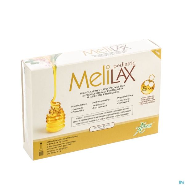 Melilax Pediatric Microlavement 6X5G Aboca