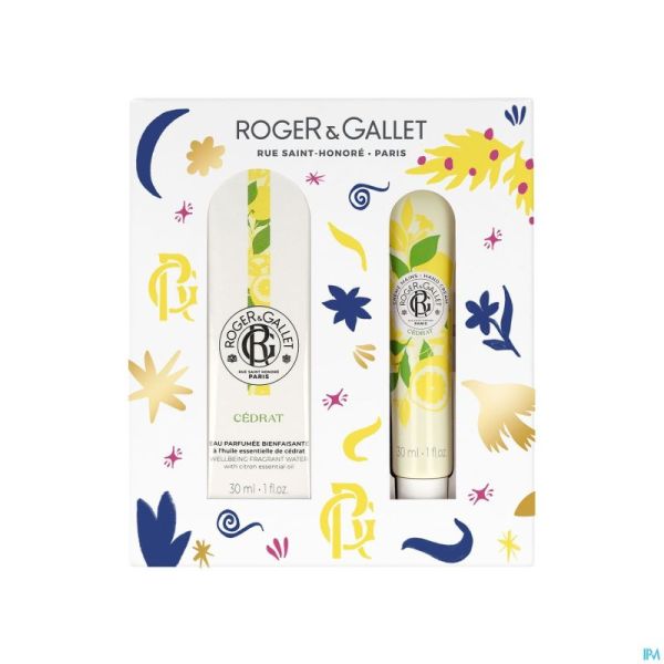 Roger&gallet Kerstset Cedrat 30ml + Handcreme 30ml
