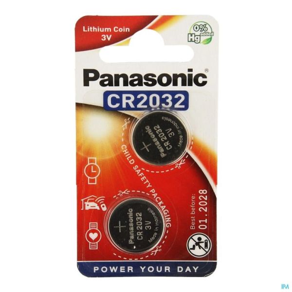 Panasonic Batterij Cr2032 3v 2