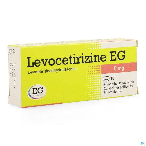 Levocetirizine EG 5 Mg Comp Pell  10