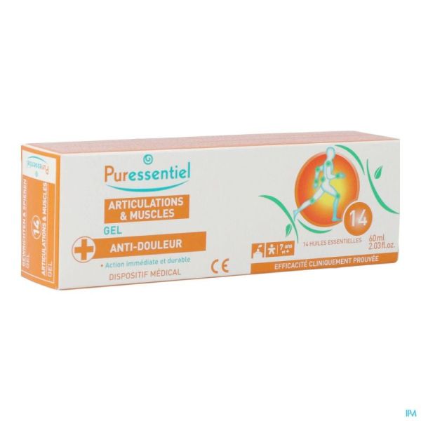 Puressentiel articulation gel 14 hle ess 60ml