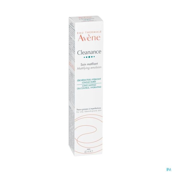 Avene Cleanance Soin Matifiant 40Ml