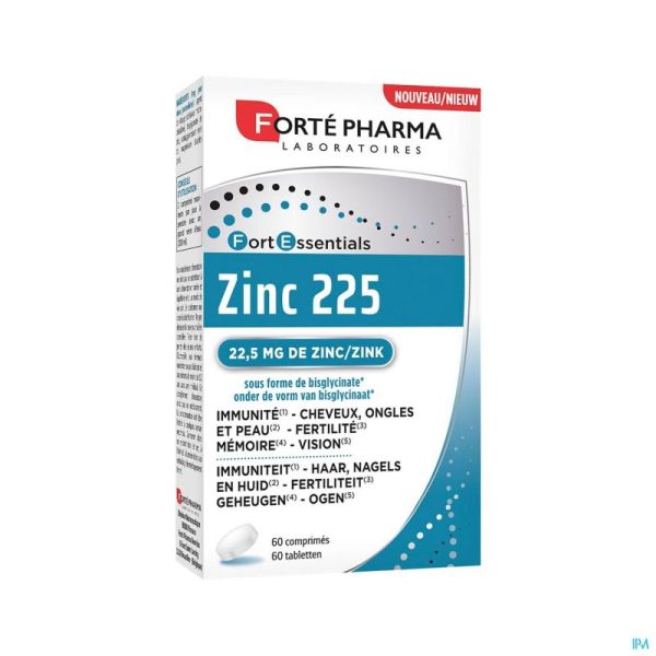 Zink 225 Forte Pharma Tabl 60